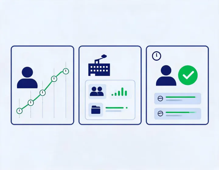 AI agent reviewing website visitor and CRM buying signals
